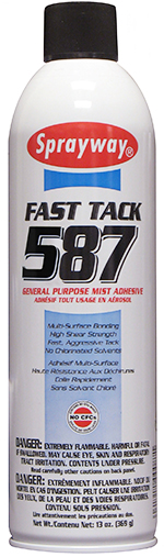 Camie 513 Fast Tack Upholstery, Foam and Fabric Low VOC Spray Adhesive